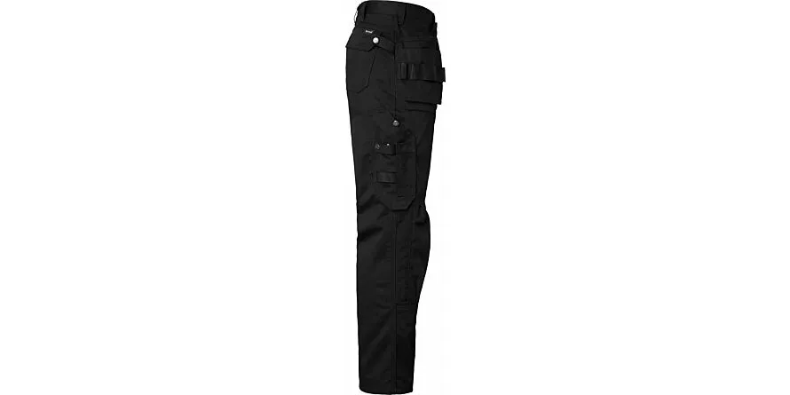 193 Lange Ambachtsbroek, Unisex, Zwart, 60