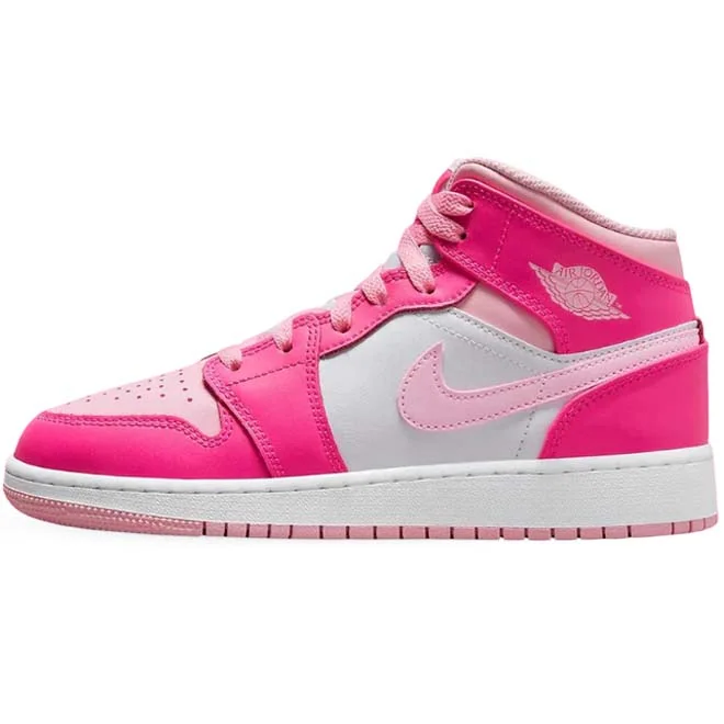 Air Jordan 1 Mid Fierce Pink (GS)