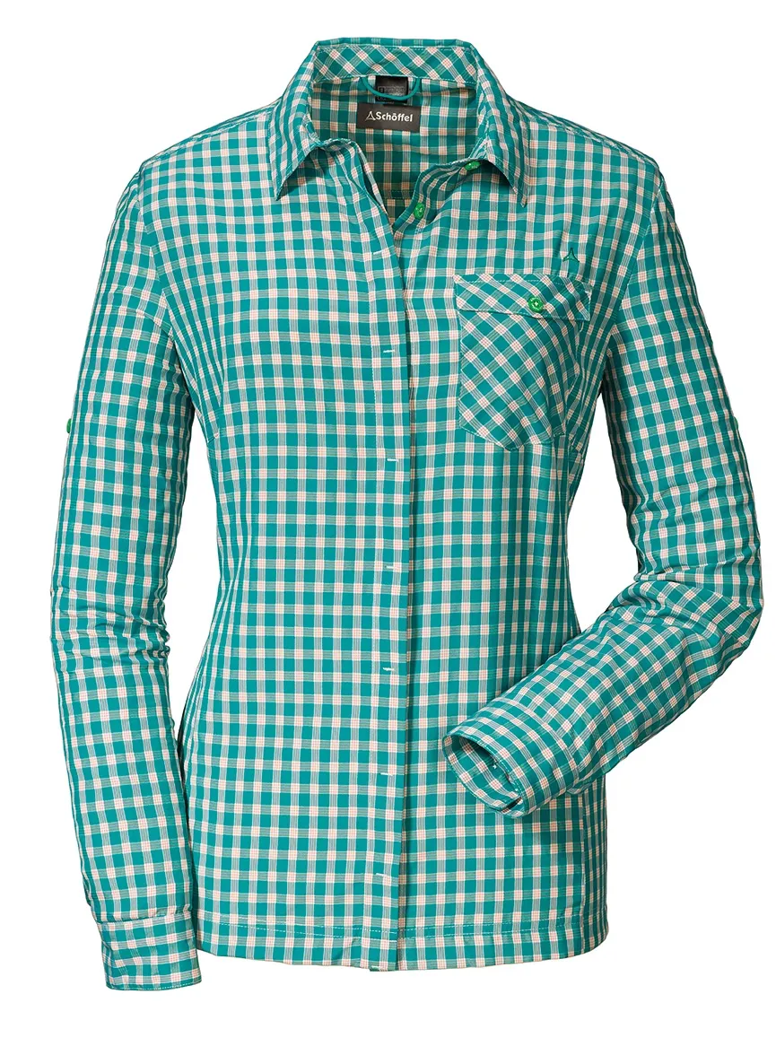 Blouse Schöffel Women Lago di Garda2 LG Spectra Green