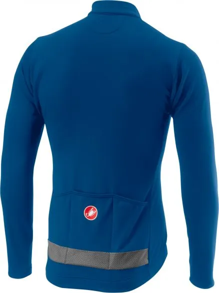 Castelli Puro 3 lange mouw fietsshirt blauw heren