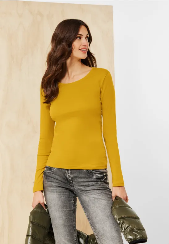 CECIL Basic shirt met lange mouwen 
