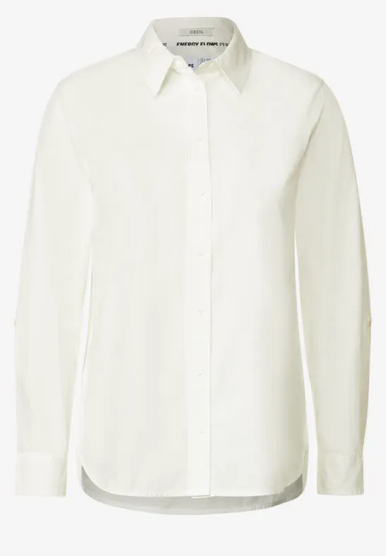 CECIL Lange blouse van katoen