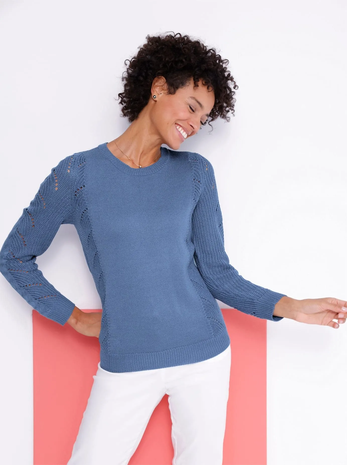 Classic Basics Gebreide Trui met lange mouwen