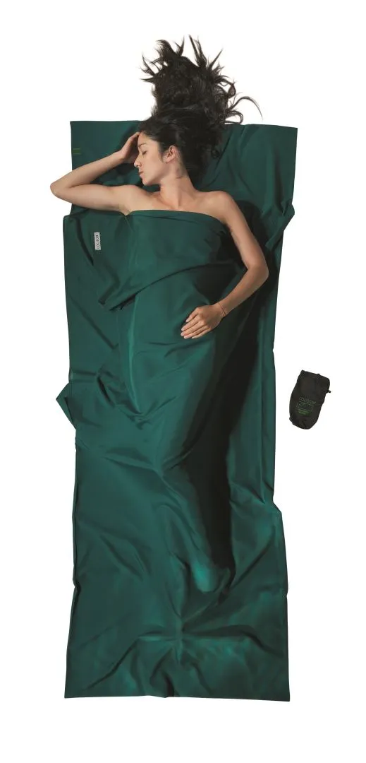 Cocoon Travelsheet, Microfiber, Moss Green Lakenzak