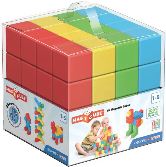 constructieset Magicube Green Line junior 64-delig