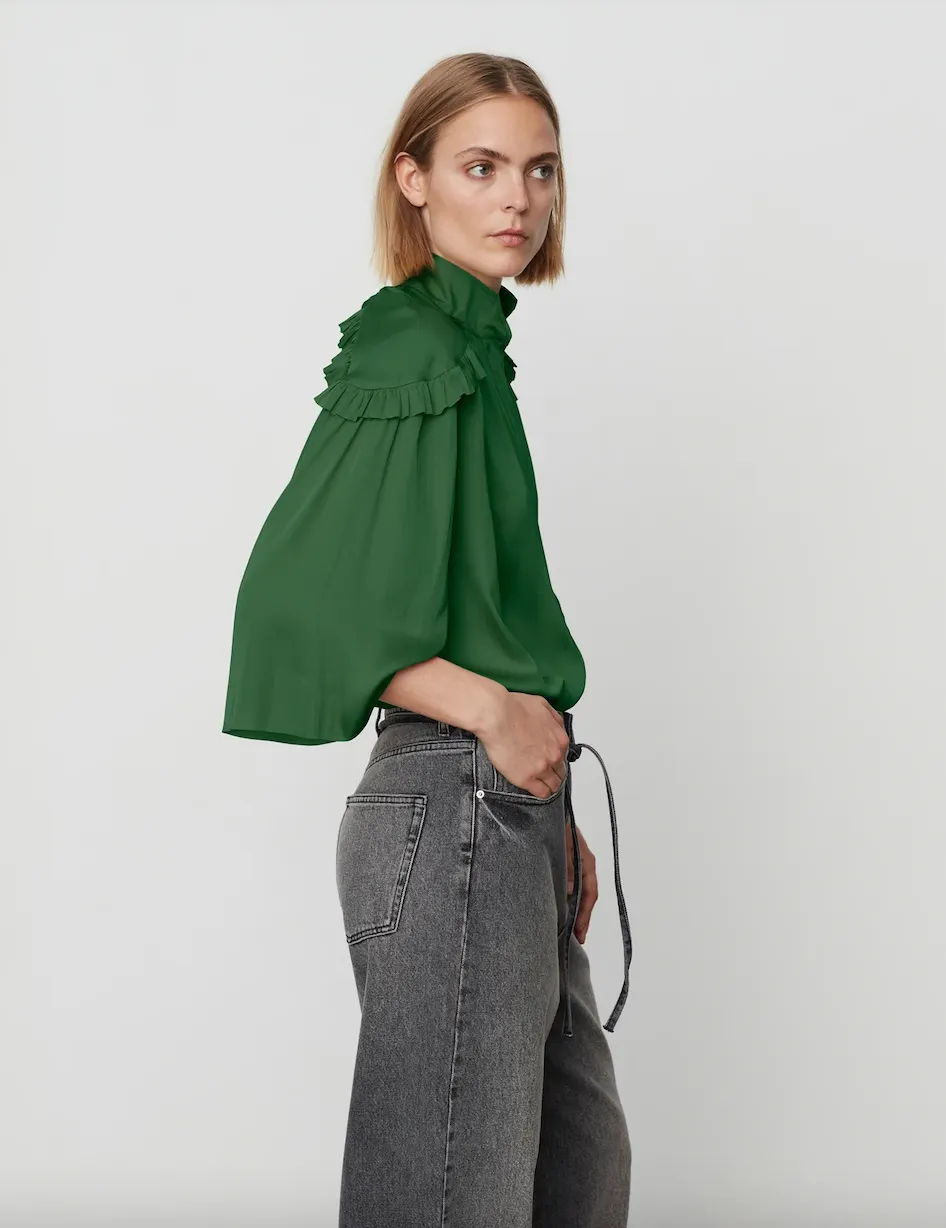   DAY Birger et Mikkelsenteo modern drape  basil green  