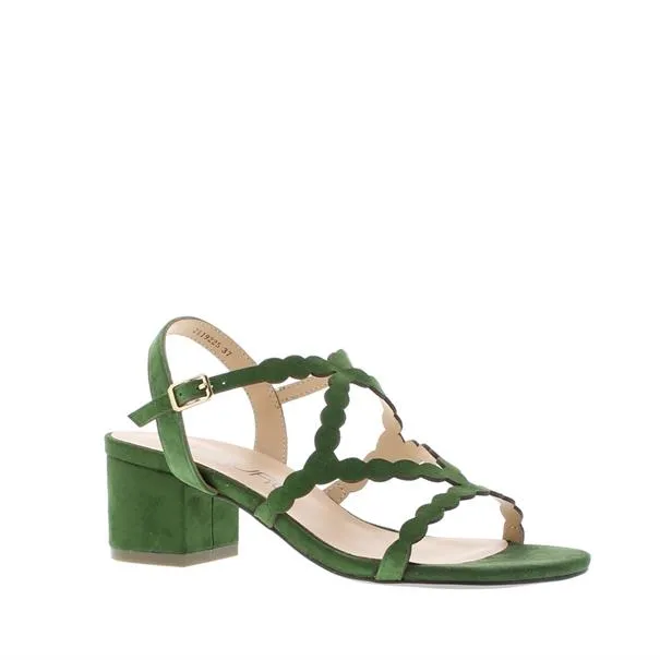 Di Lauro Manin Dames Sandaal Green