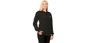 ESD Poloshirt lange mouw, zwart, uniseks, L