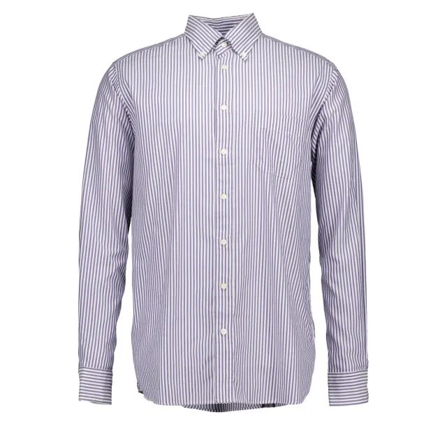 Eton Striped oxford shirt lange mouw overhemden 100012438