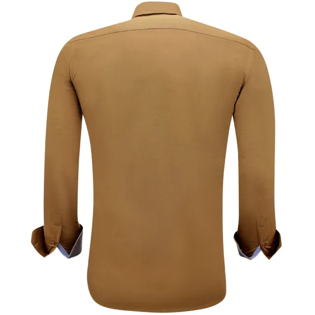 Gentile Bellini Zakelijke lange mouw nette slim fit