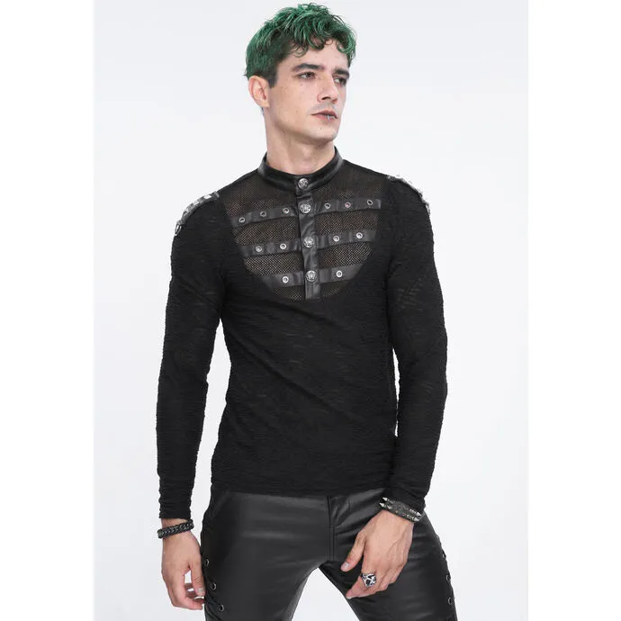 Herenshirt met lange mouwen DEVIL FASHION - Punk