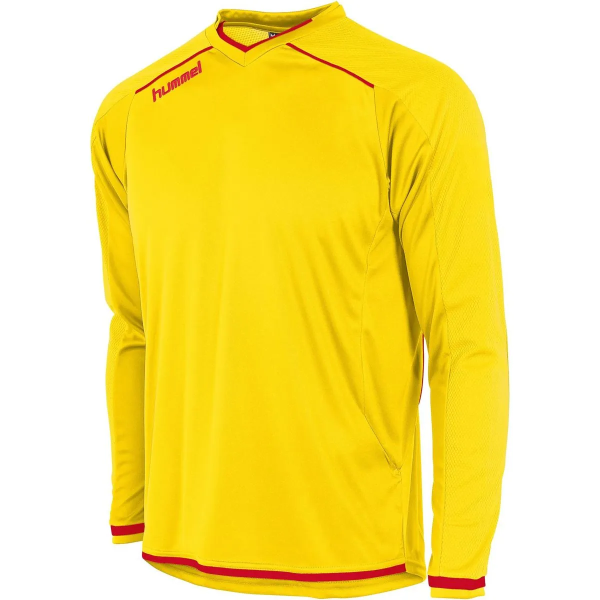 Hummel Leeds Voetbalshirt Lange Mouw Kinderen - Geel / Rood