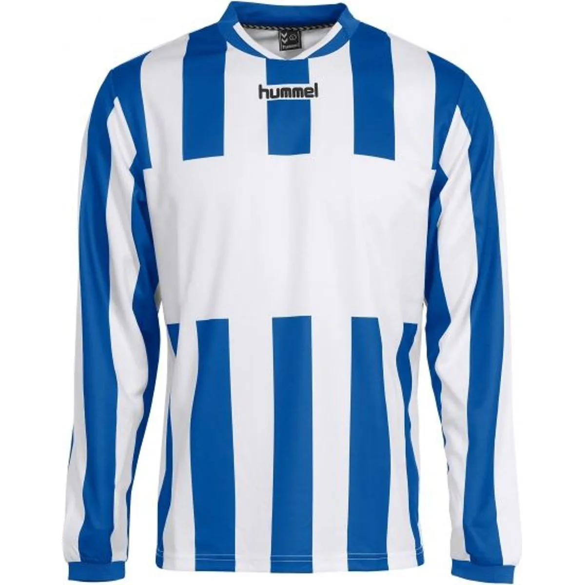 Hummel Madrid Voetbalshirt Lange Mouw Kinderen - Wit / Royal