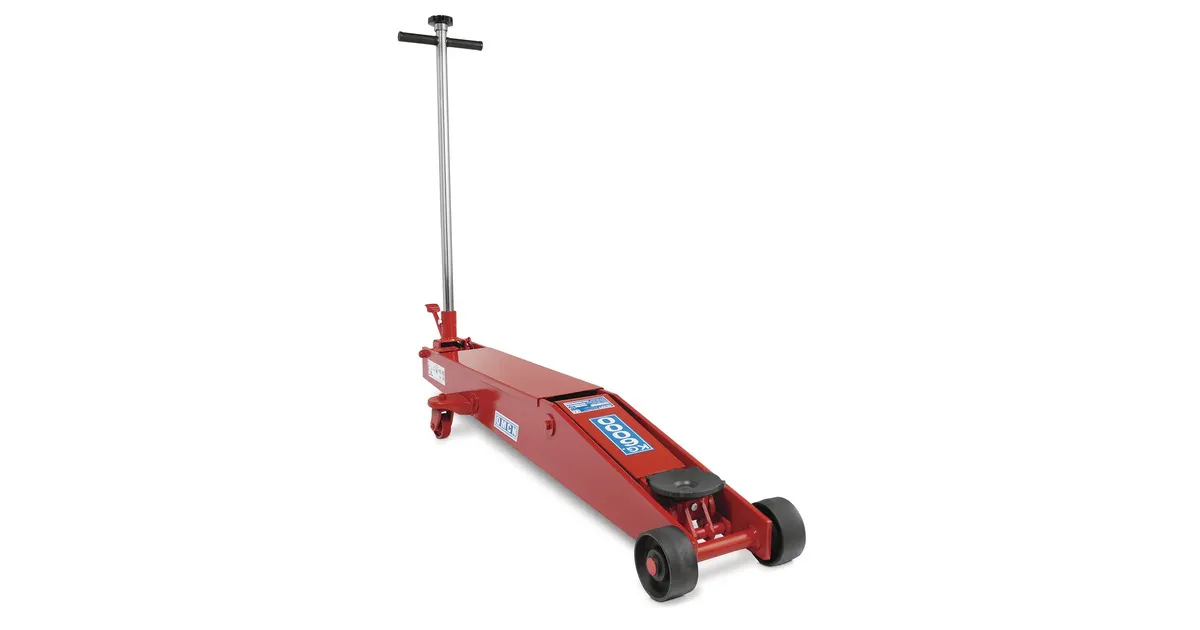 Hydraulische garagekrik 6T lange uitbouw OMCN
