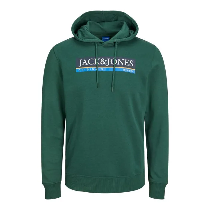 Jack & Jones Jorcody sweat hood heren trekking green