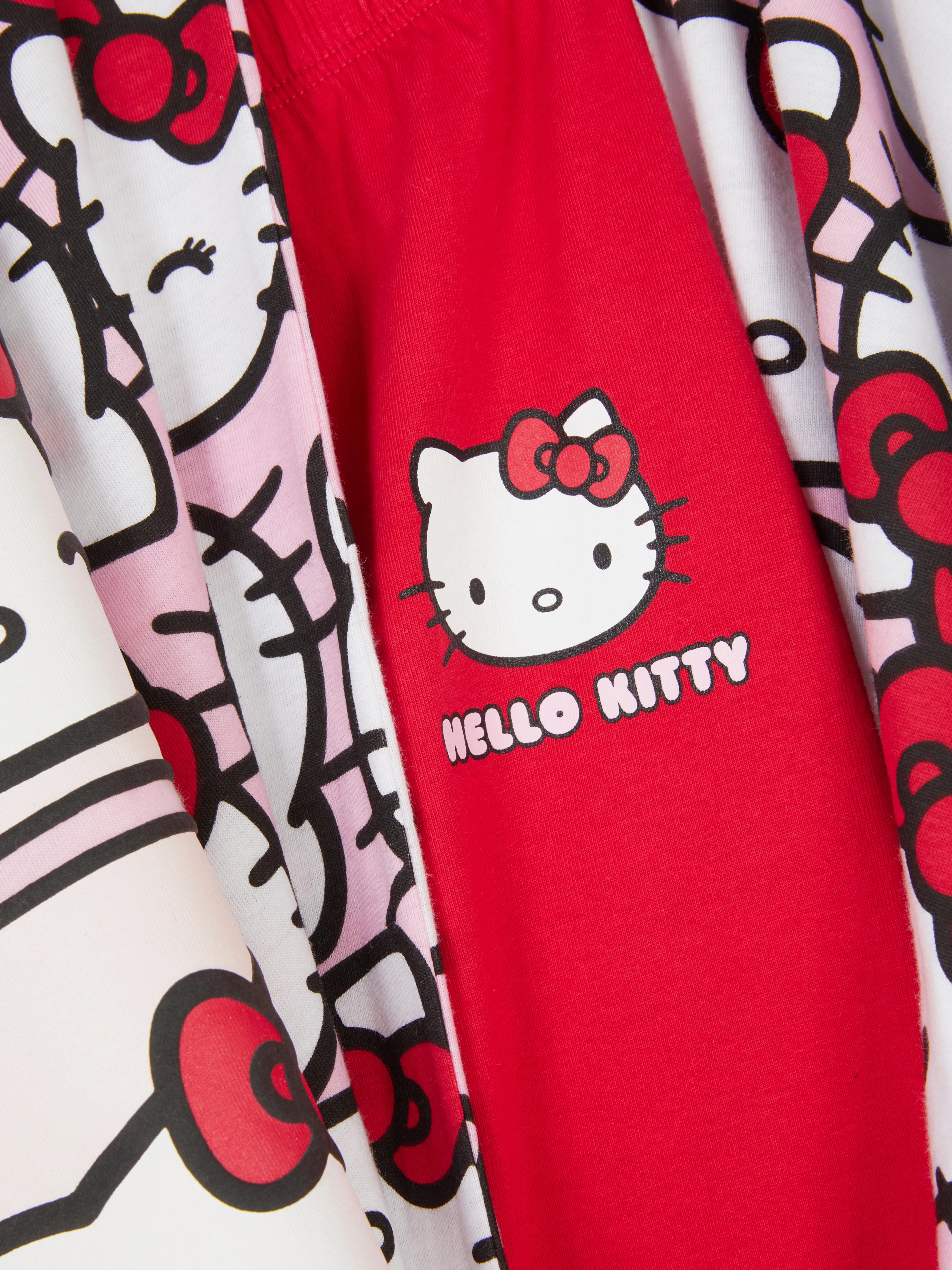 Lange pyjama Hello Kitty, set van 2