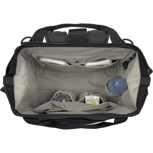 LÄSSIG Green Backpack Rugzak Label Goldie Up black 