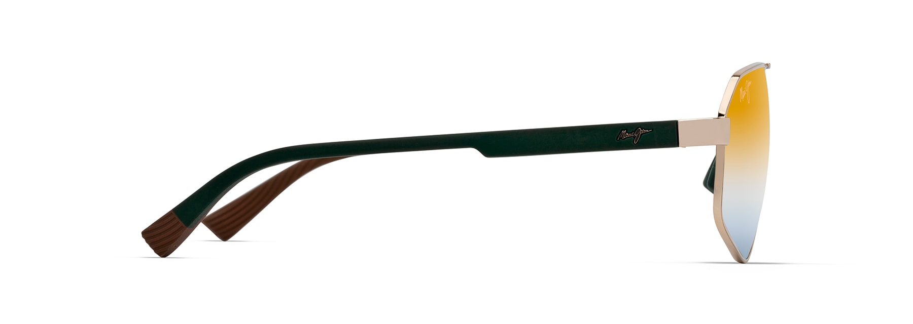 Maui Jim  Keawawa DGS620-16 Shiny Gold w/Green