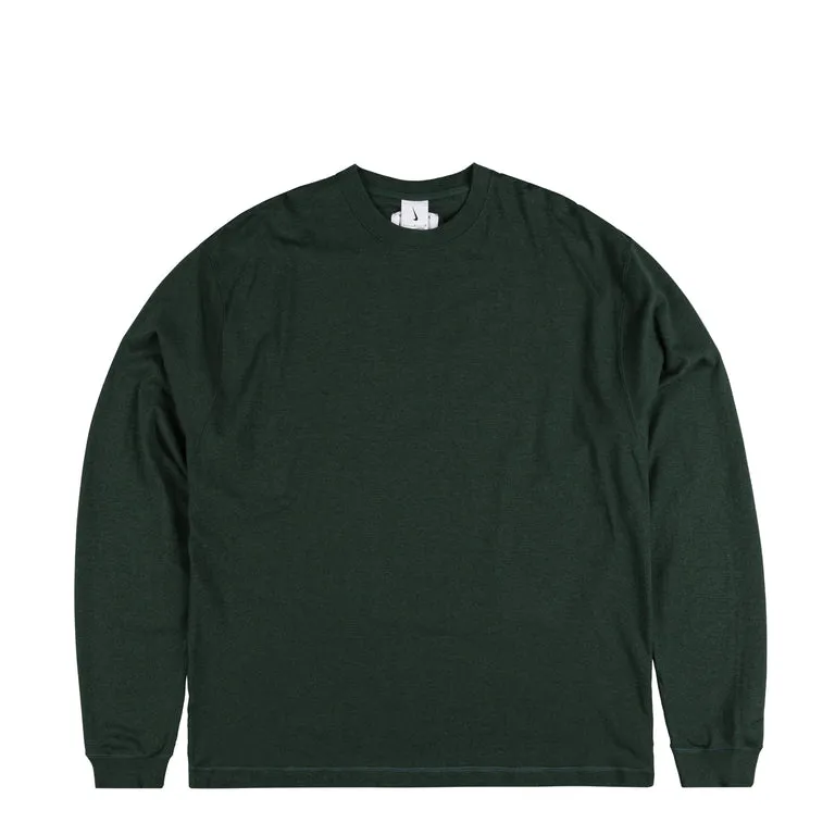 Nike Wool Classic Fleece Longsleeve Tee Pro Green
