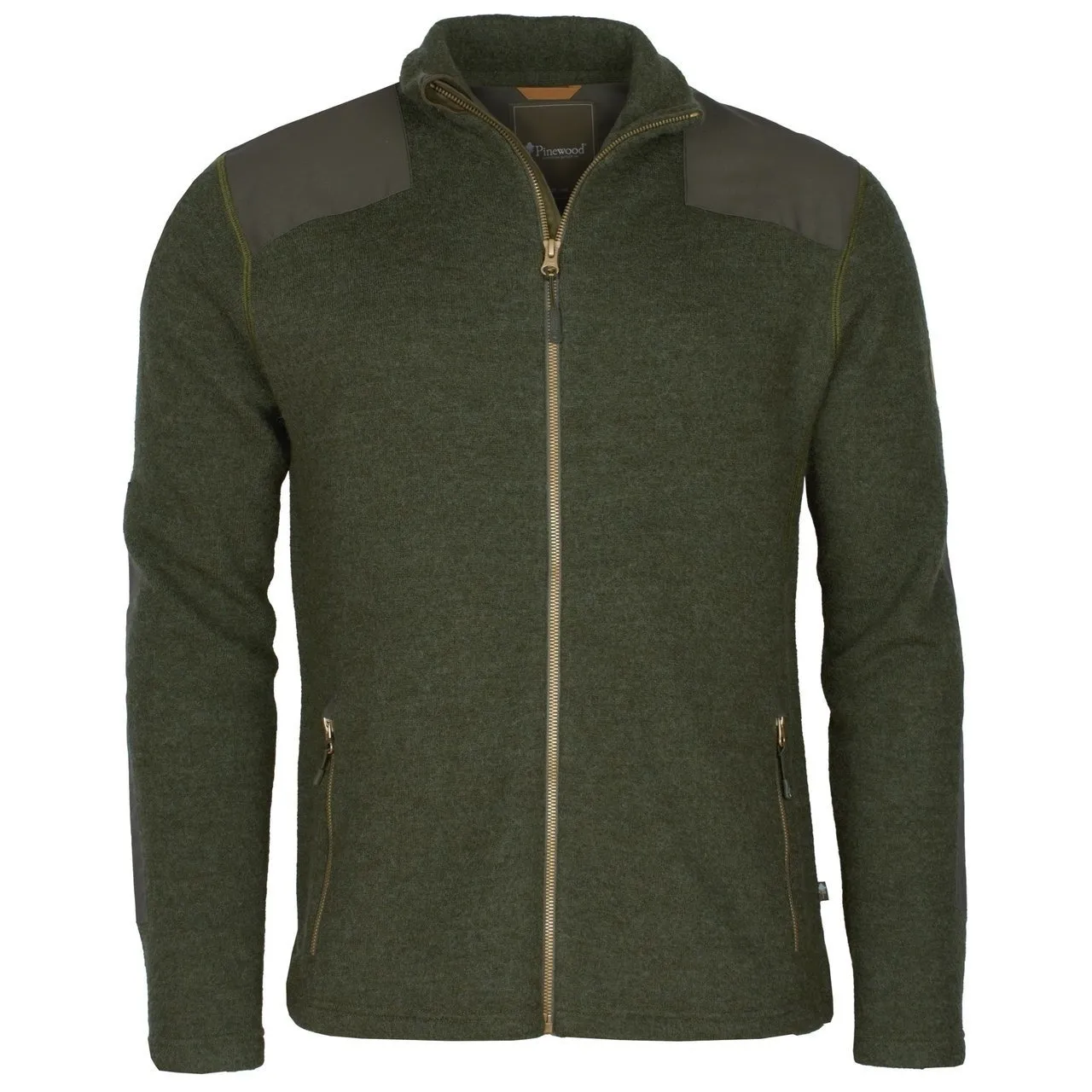 Pinewood Lappland Gevilt Wollen Vest - Green Melange