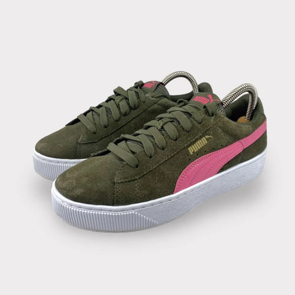 Puma Vikky Platform Green -