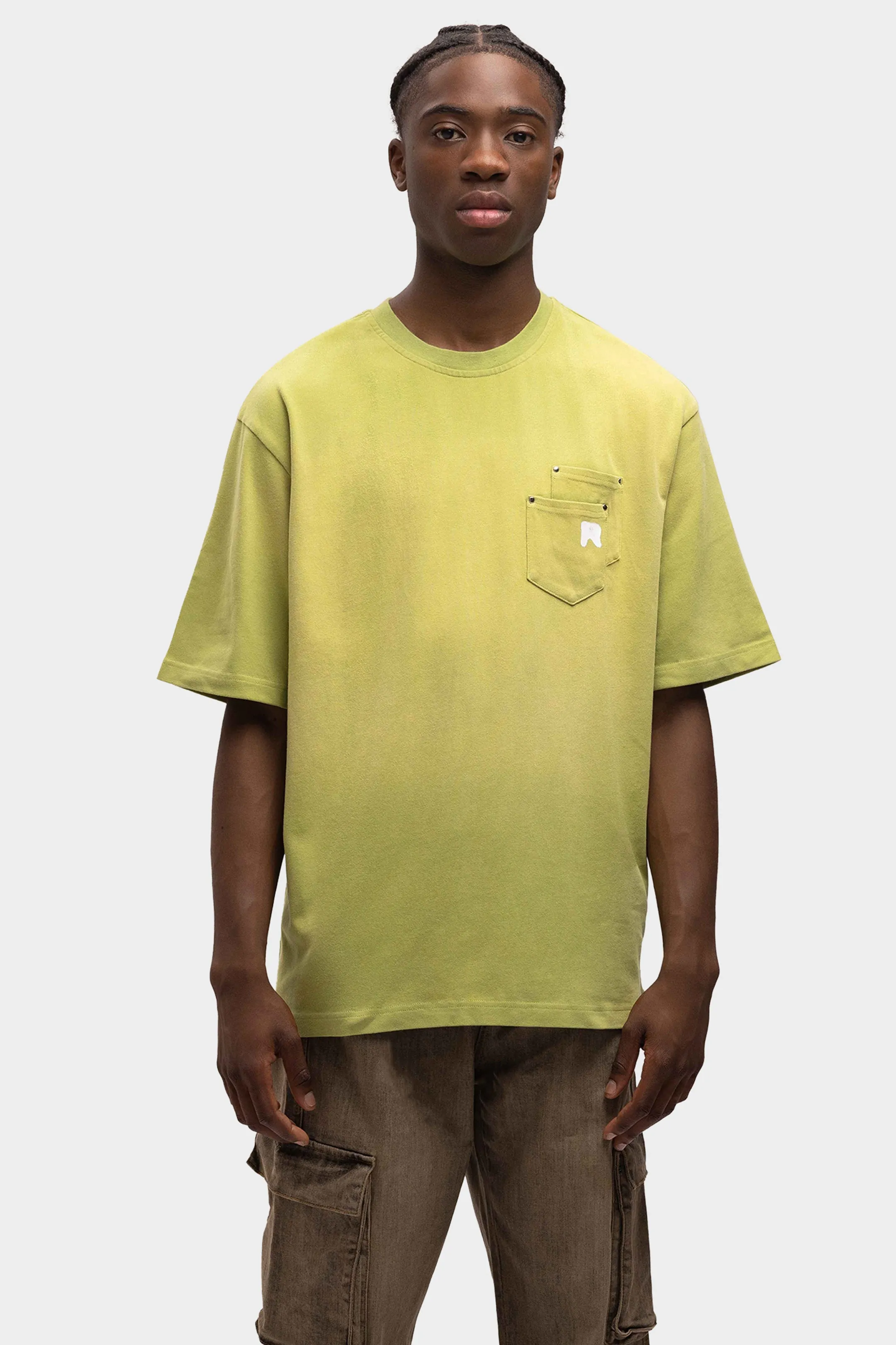 RIVERO - ATELIER OVERSIZED T-SHIRT WASHED GREEN