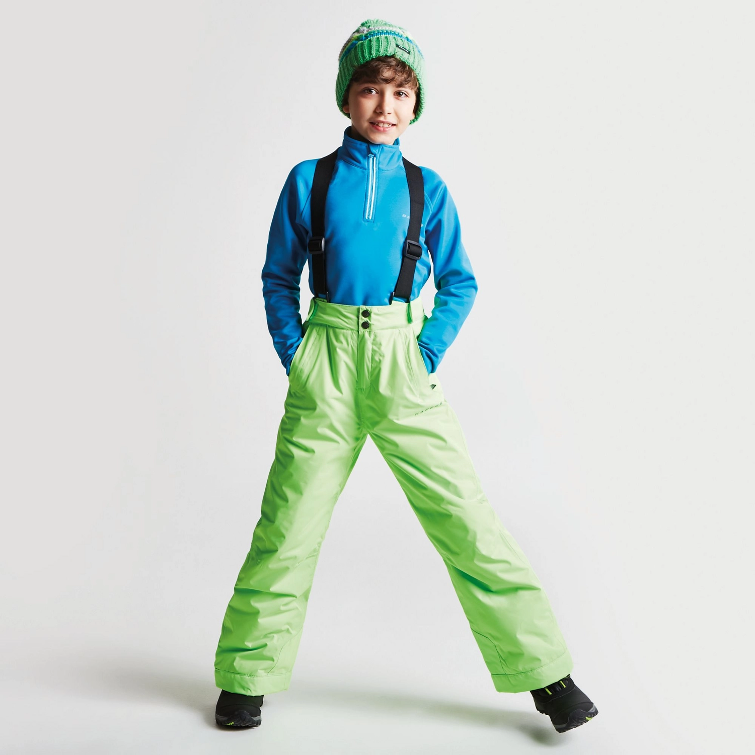 Skibroek Dare2B Kids Whirlwind II Pant Neon Green