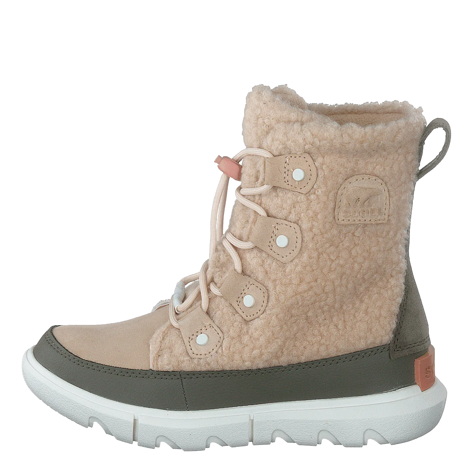 Sorel schoenen Youth Sorel Explorer Cozy Nova Sand, Stone Green