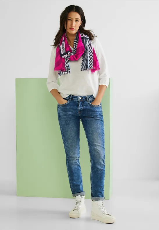 Street One Lange sjaal met print
