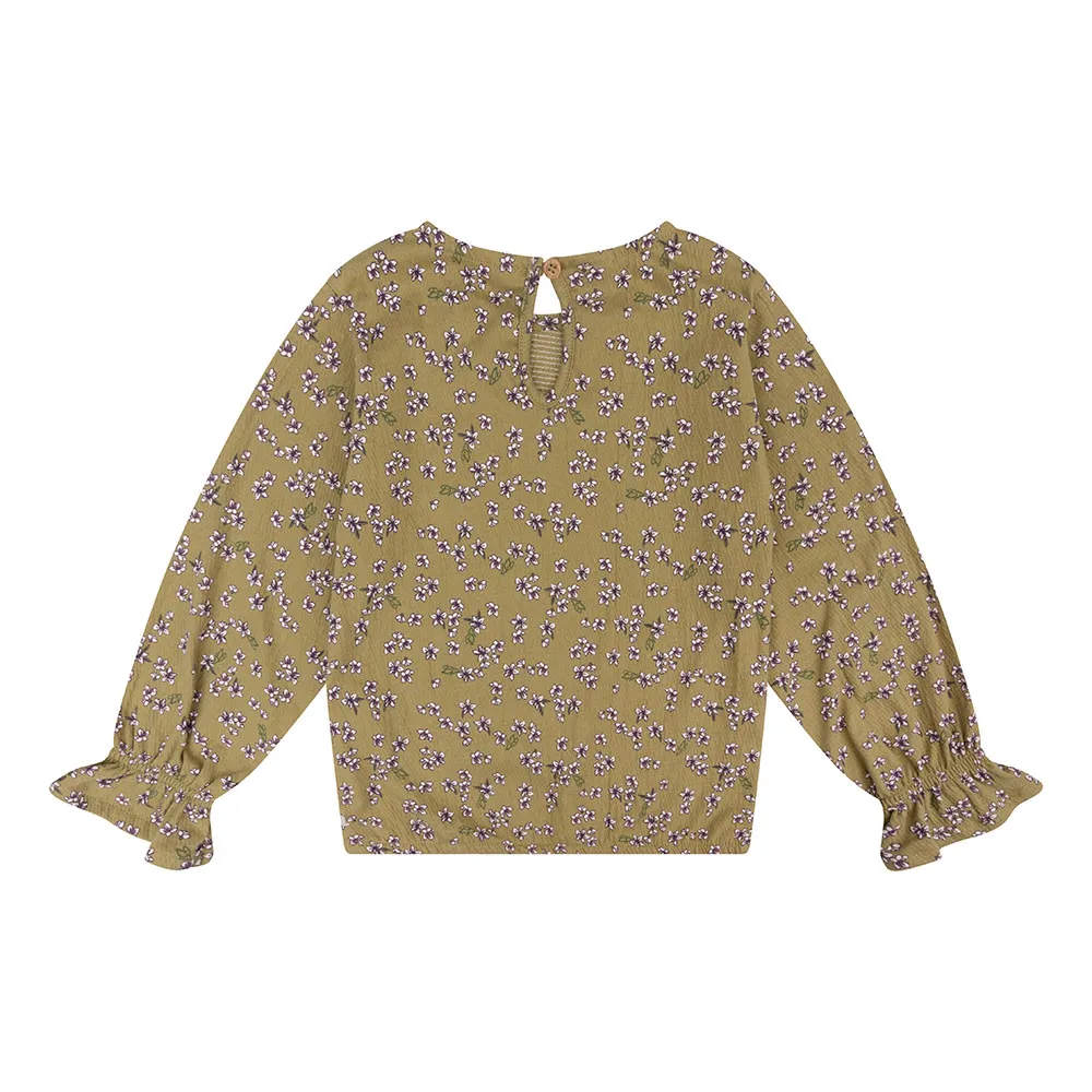 T-shirt Longsleeve Mille Fleur D7G-W23-3004 Green Olive