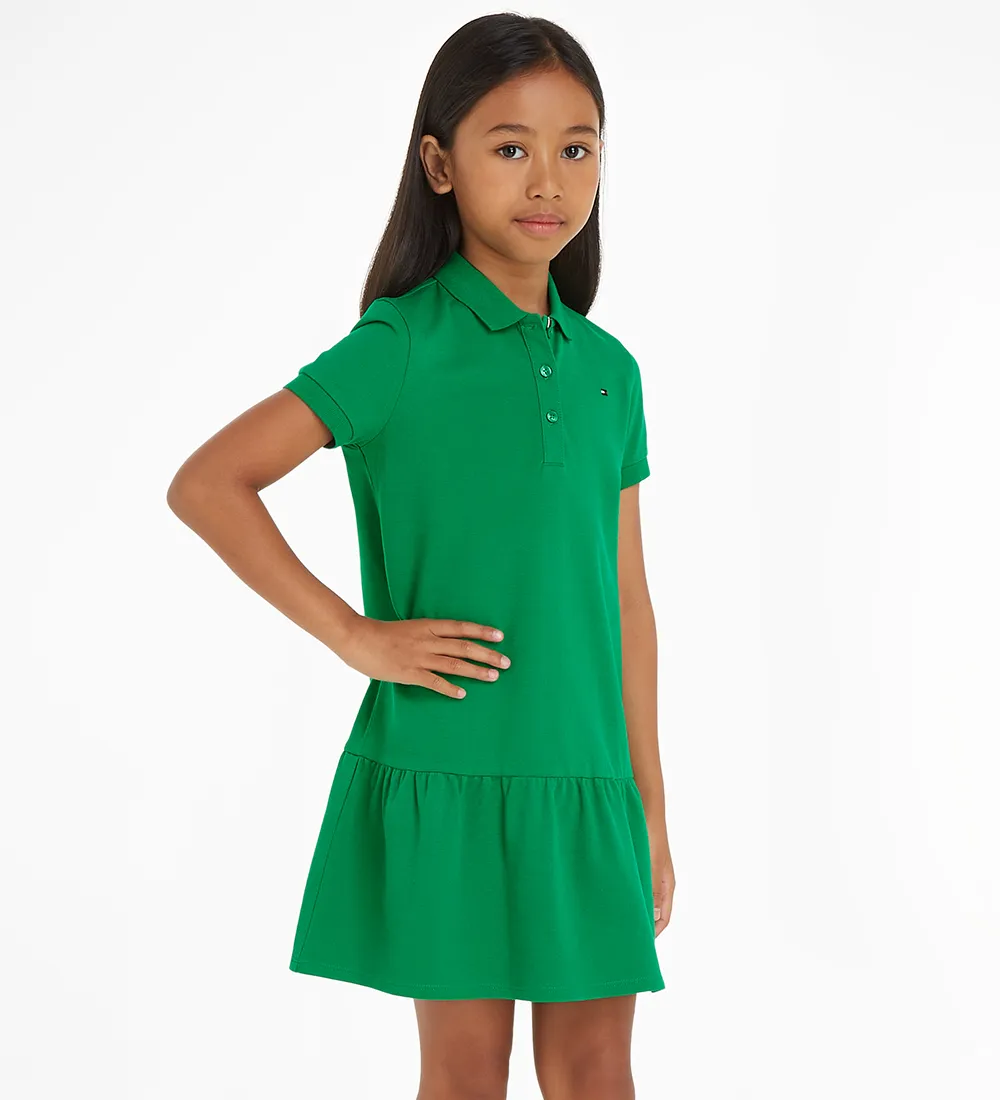 Tommy Hilfiger Jurk - Essential Polo - Olympisch Green