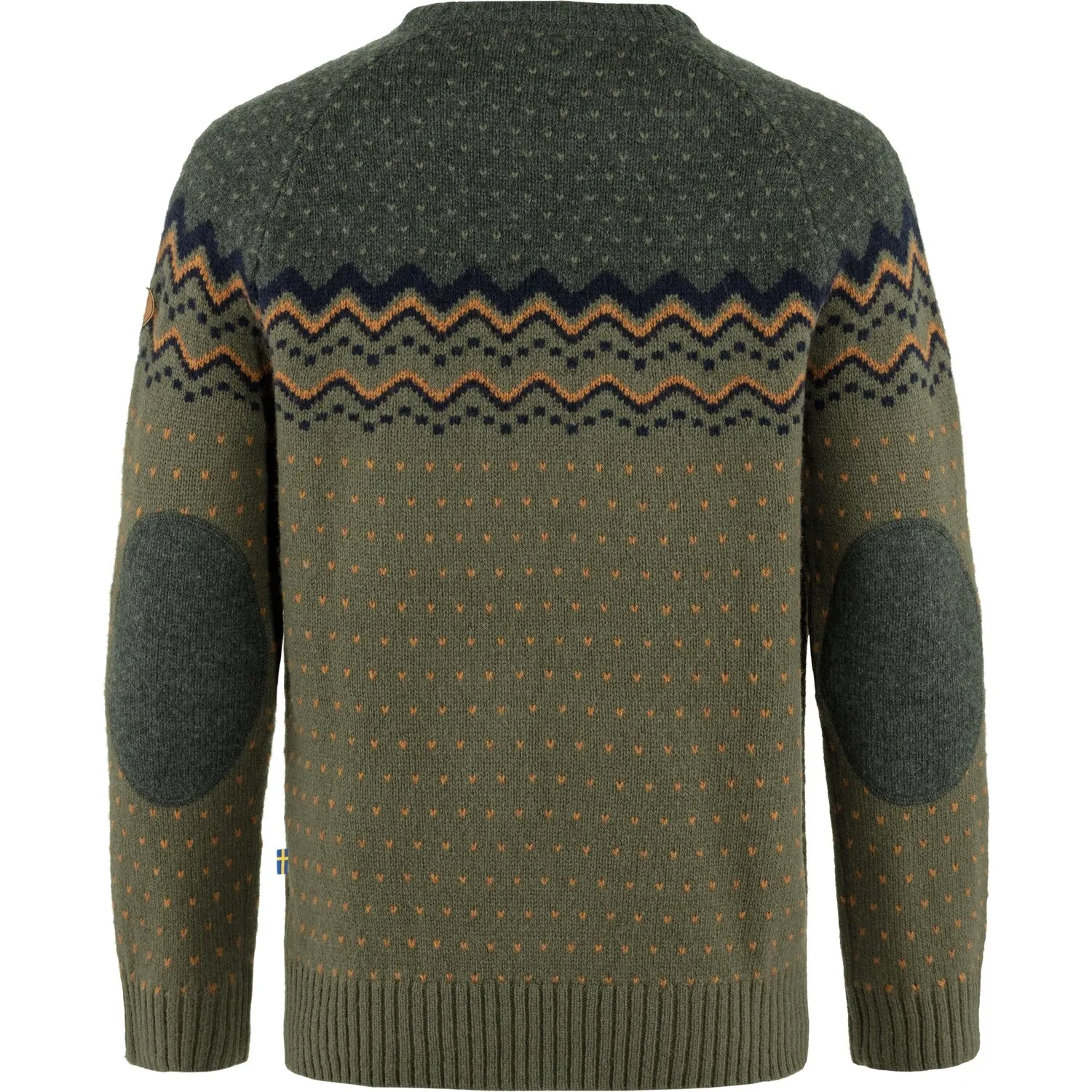 Trui Fjallraven Men Ovik Knit Sweater Laurel Green-Deep Forest