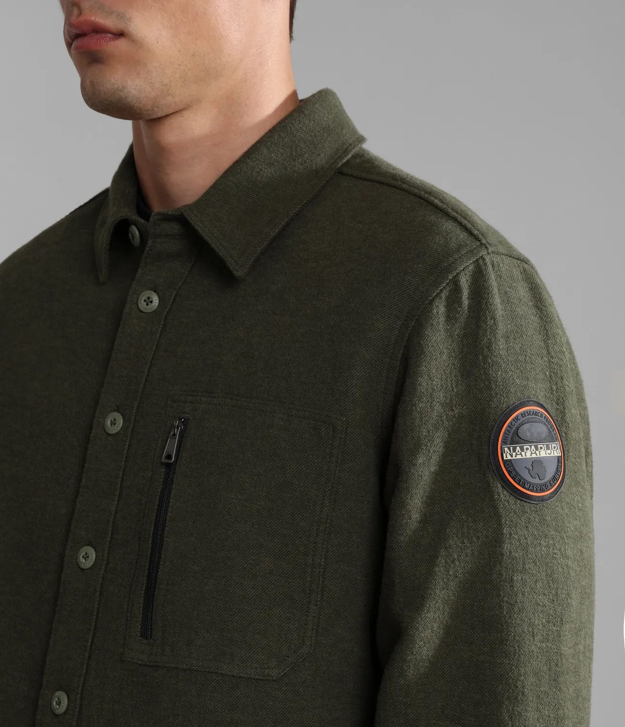 Trui Napapijri Men G-Damsgard Green Lichen