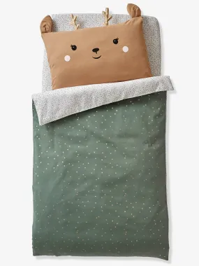 Vertbaudet  Dekbedovertrek GREEN FOREST Oeko-Tex® voor baby's - groen